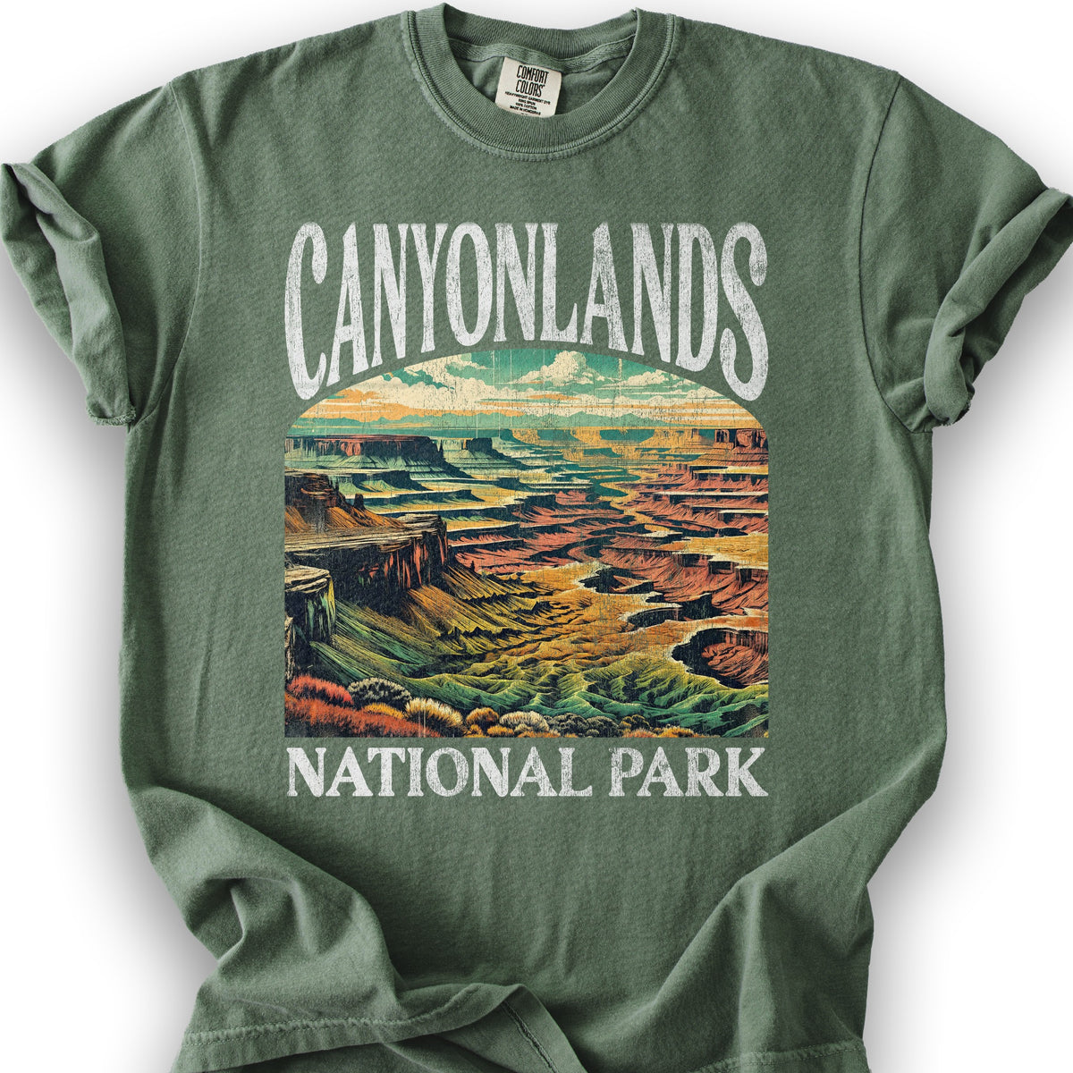 Canyonlands National Park "Big and Bold" T-Shirt - Moss