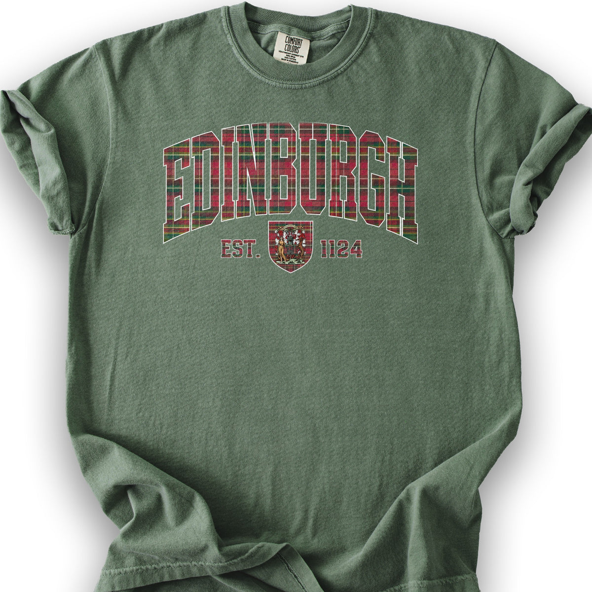 Edinburgh Varsity T-Shirt - Moss