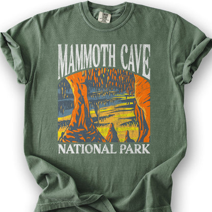 Mammoth Cave National Park "Big and Bold" T-Shirt - Moss