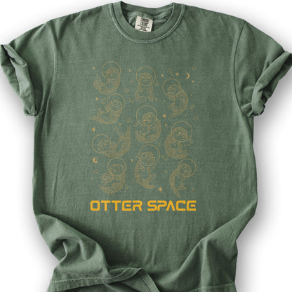Otter Space T-shirt - Moss