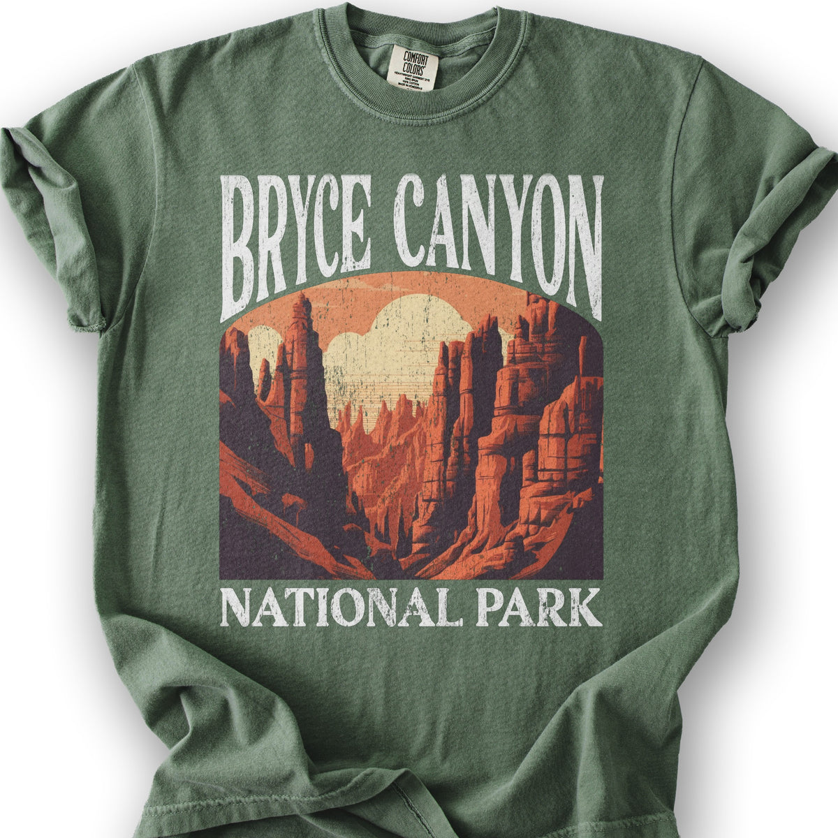 Bryce Canyon National Park "Big and Bold" T-Shirt - Moss
