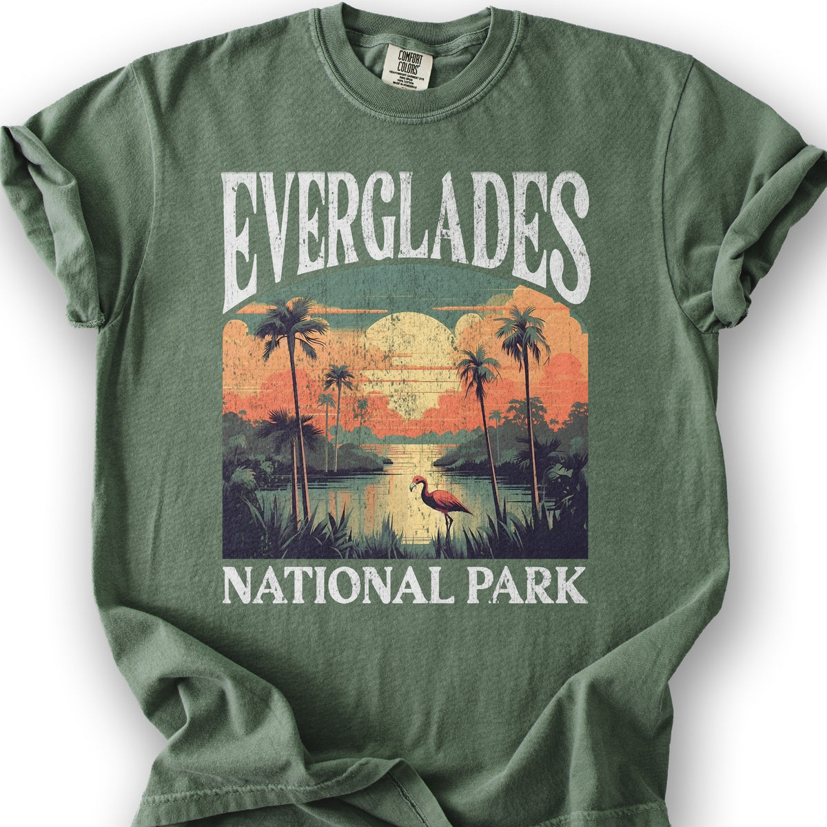 Everglades National Park "Big and Bold" T-Shirt - Moss