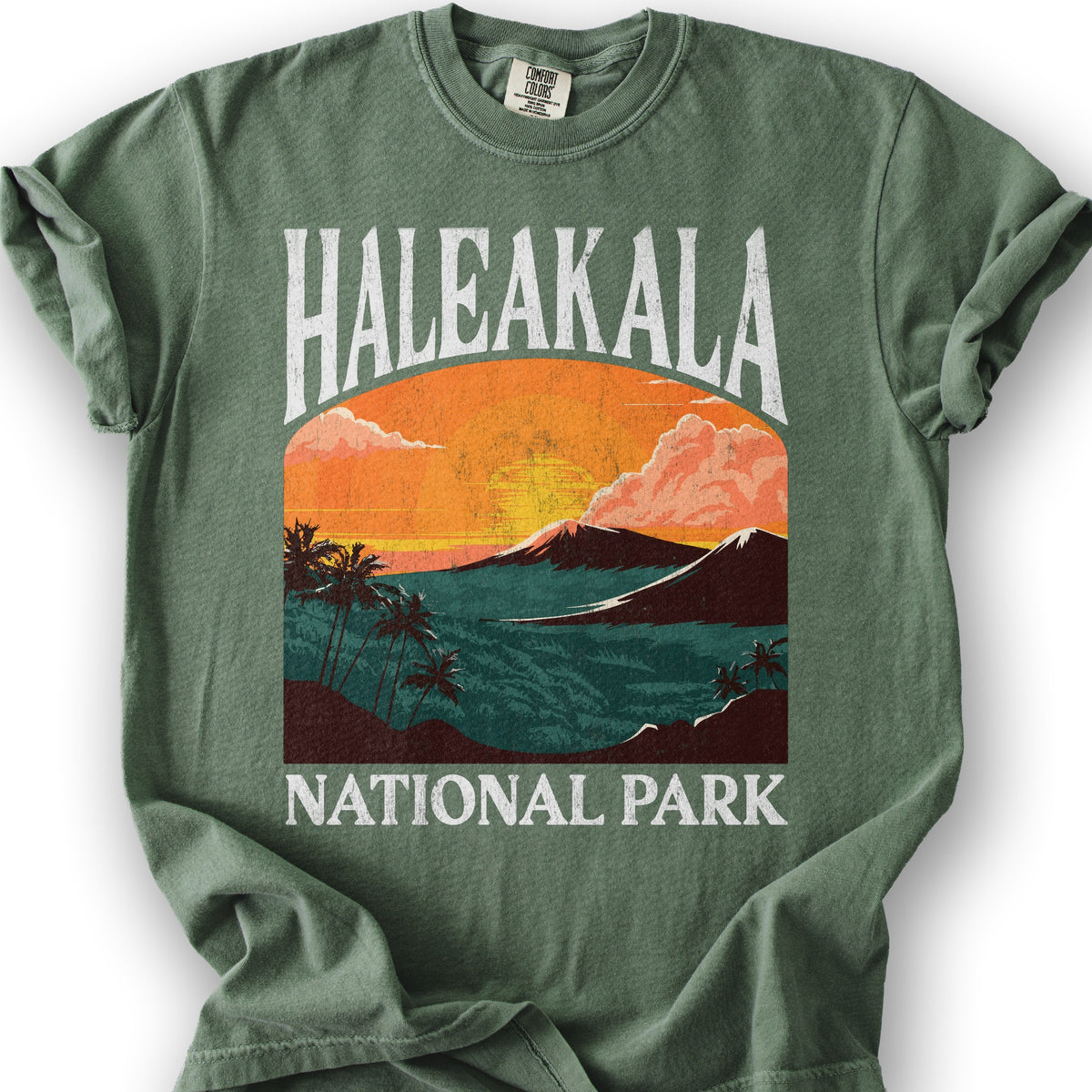 Haleakalā National Park "Big and Bold" T-Shirt - Moss