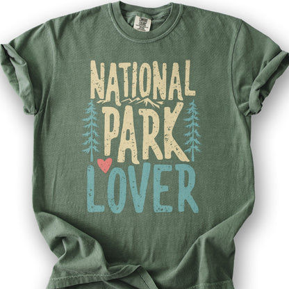 National Park Lover T-Shirt - Moss