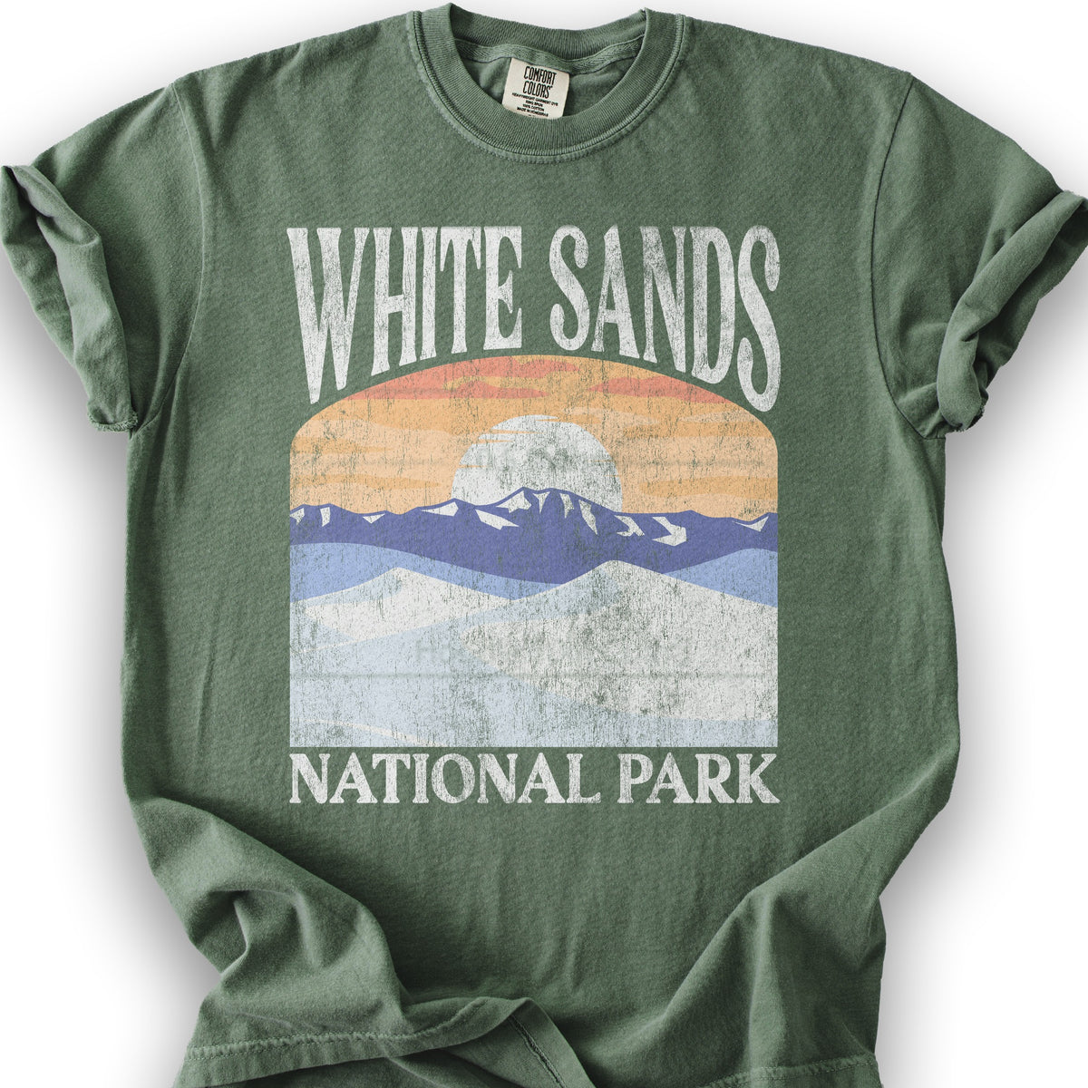 White Sands National Park "Big and Bold" T-Shirt - Moss