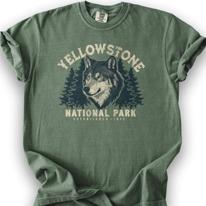 Yellowstone Wolf Design V01 - 1717 - 2025 - Moss