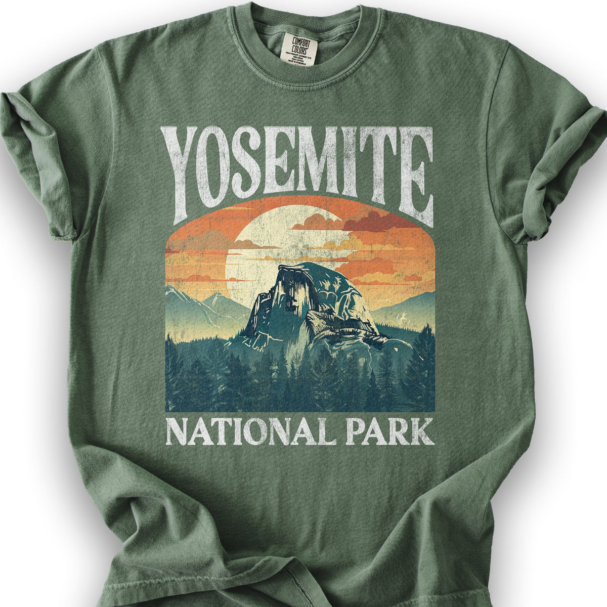 Yosemite National Park "Big and Bold" T-Shirt - Moss