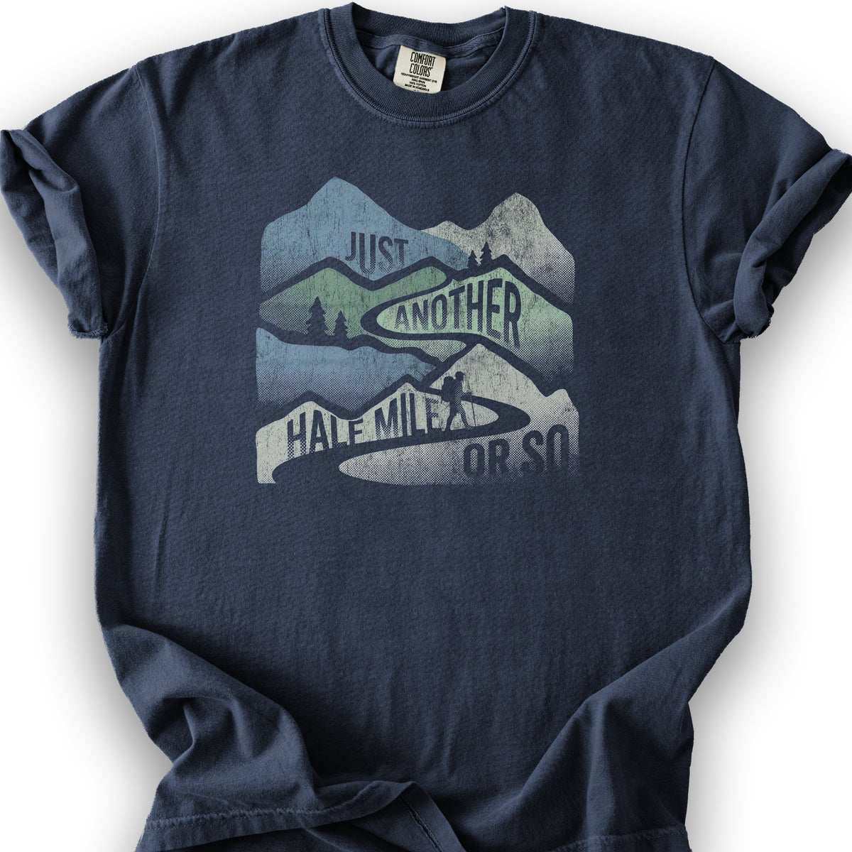 Just Another Half Mile T-Shirt - Navy