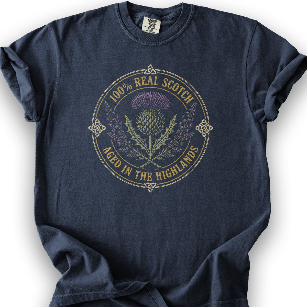 100% Real Scotch T-Shirt - Navy