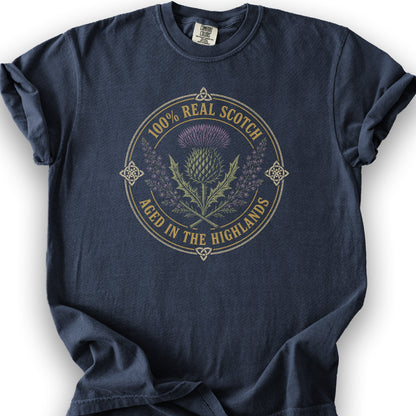 100% Real Scotch T-Shirt - Navy