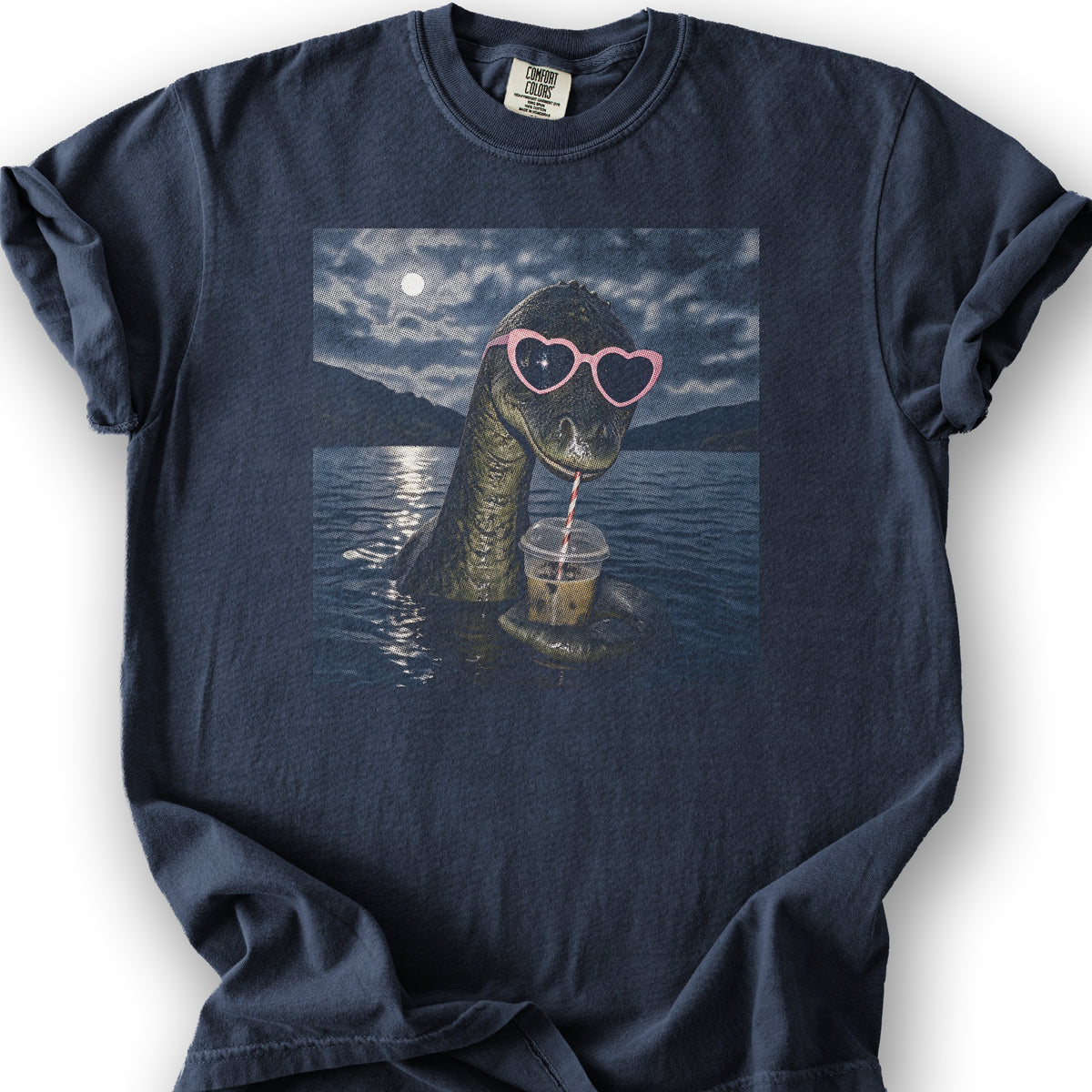 Sassy Nessie T-Shirt - Navy