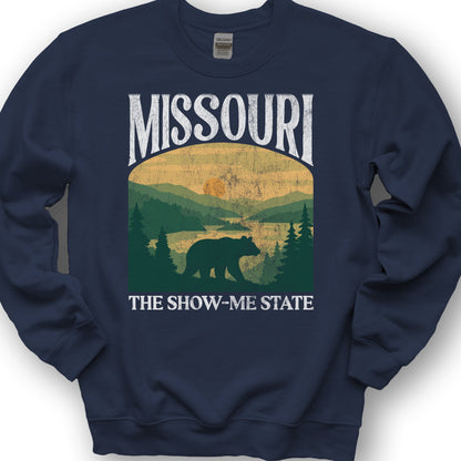 Missouri "Big and Bold" Sweatshirt - Navy