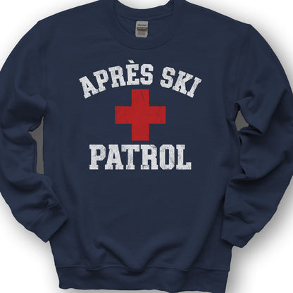 Après Ski Patrol Sweatshirt - Navy