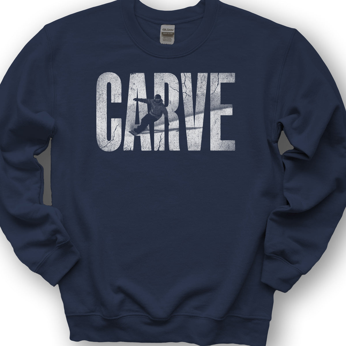 Carve Snowboard Sweatshirt - Navy
