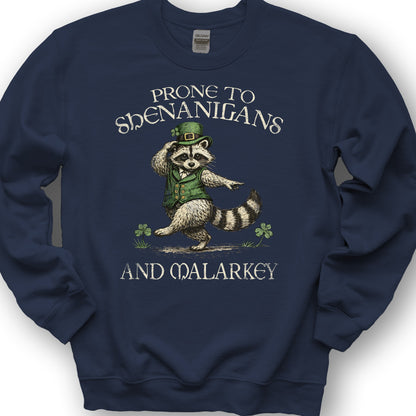Shenanigans and Malarkey Sweatshirt - Navy