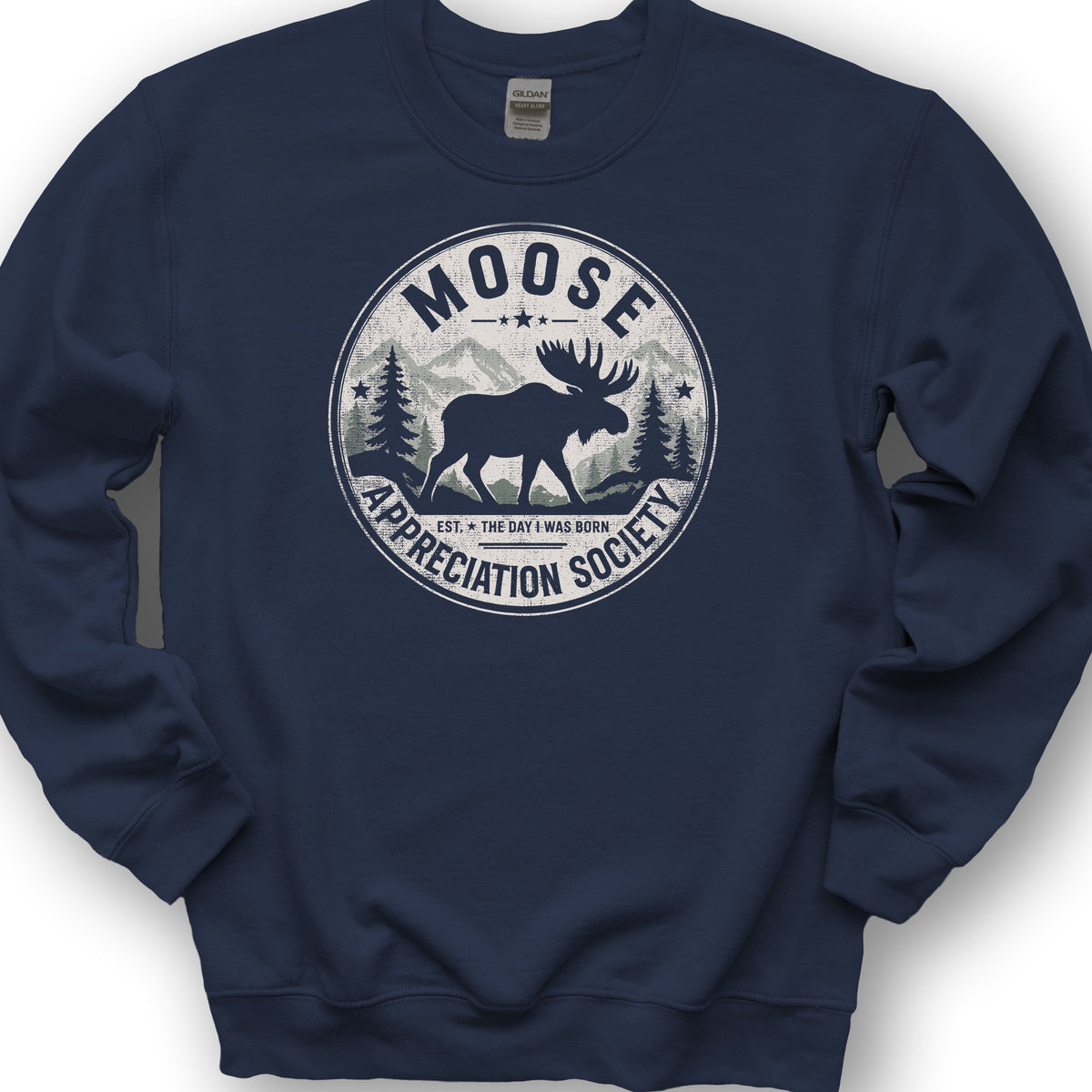 Moose Appreciation Society Sweatshirt - Navy