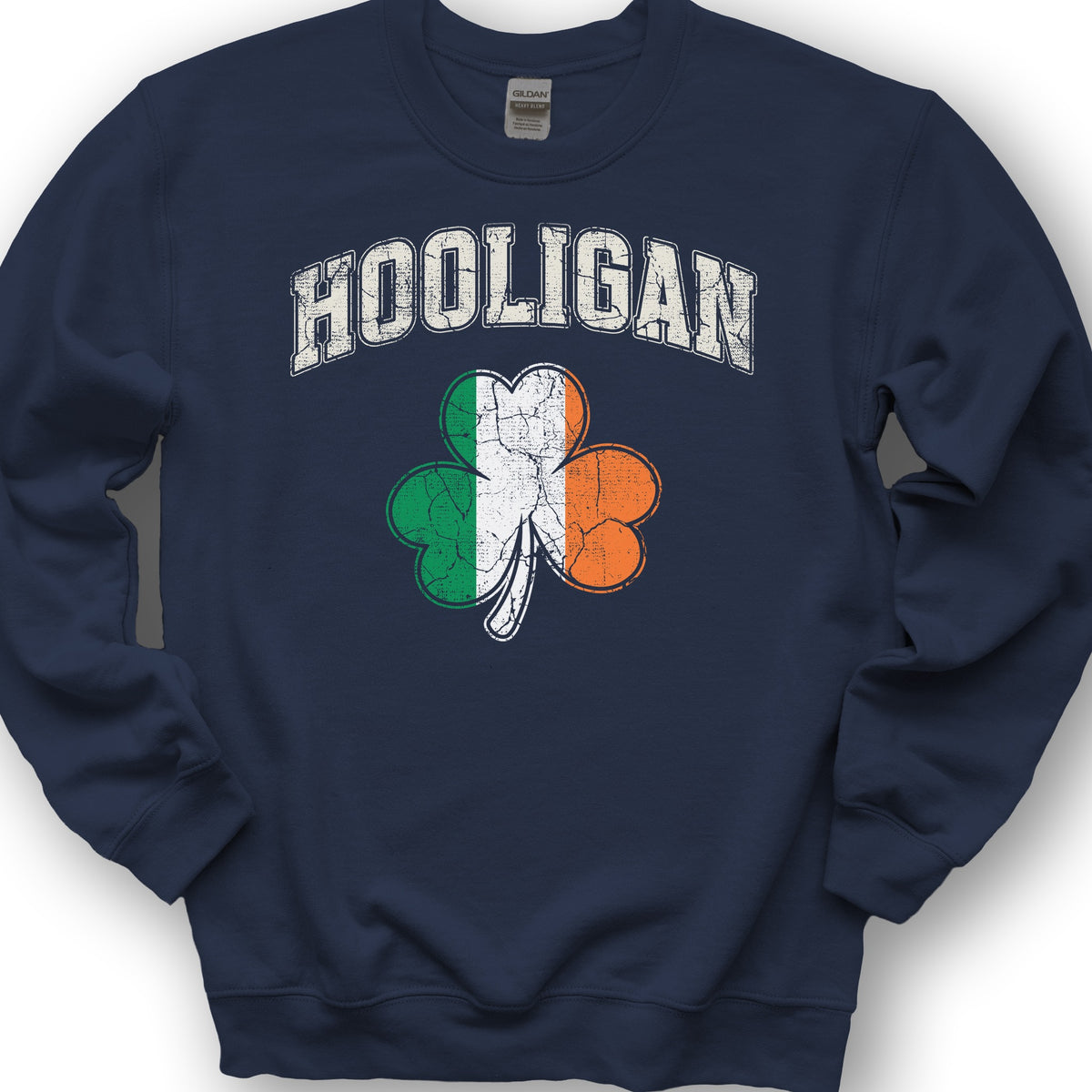 Hooligan Shamrock Sweatshirt - Navy