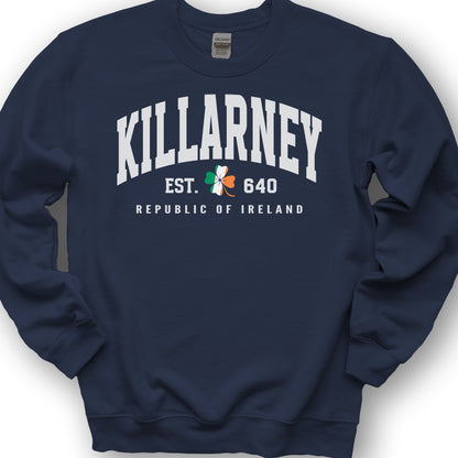 Killarney Varsity Flag Sweatshirt - Navy