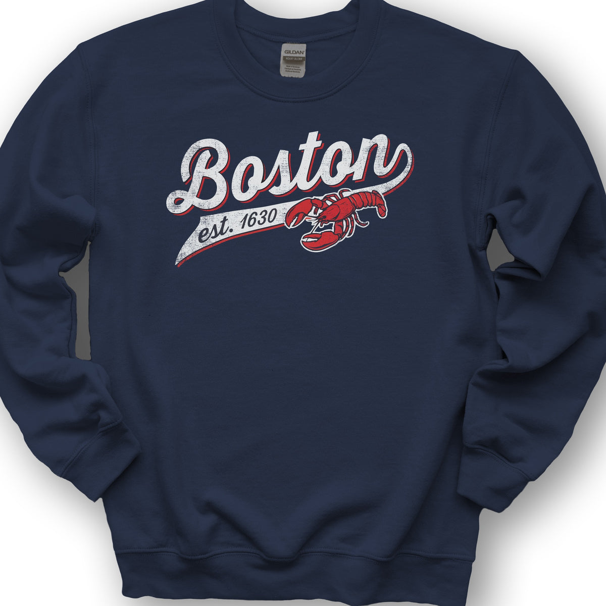 Boston Banner Sweatshirt - Navy