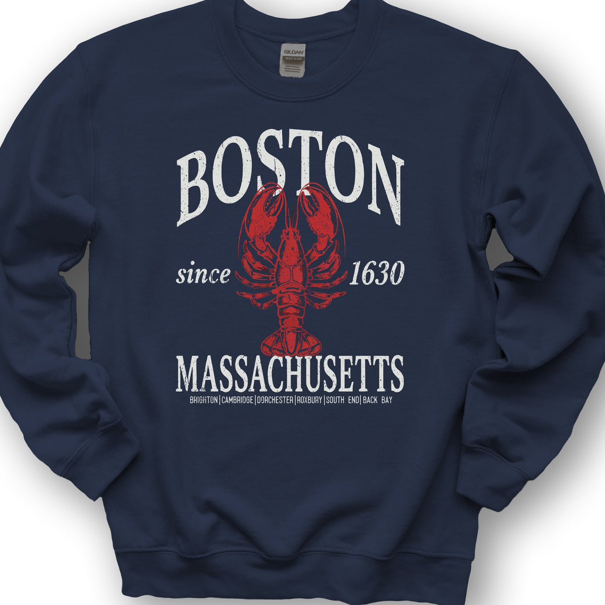 Boston Classic Lobster Sweatshirt - Navy