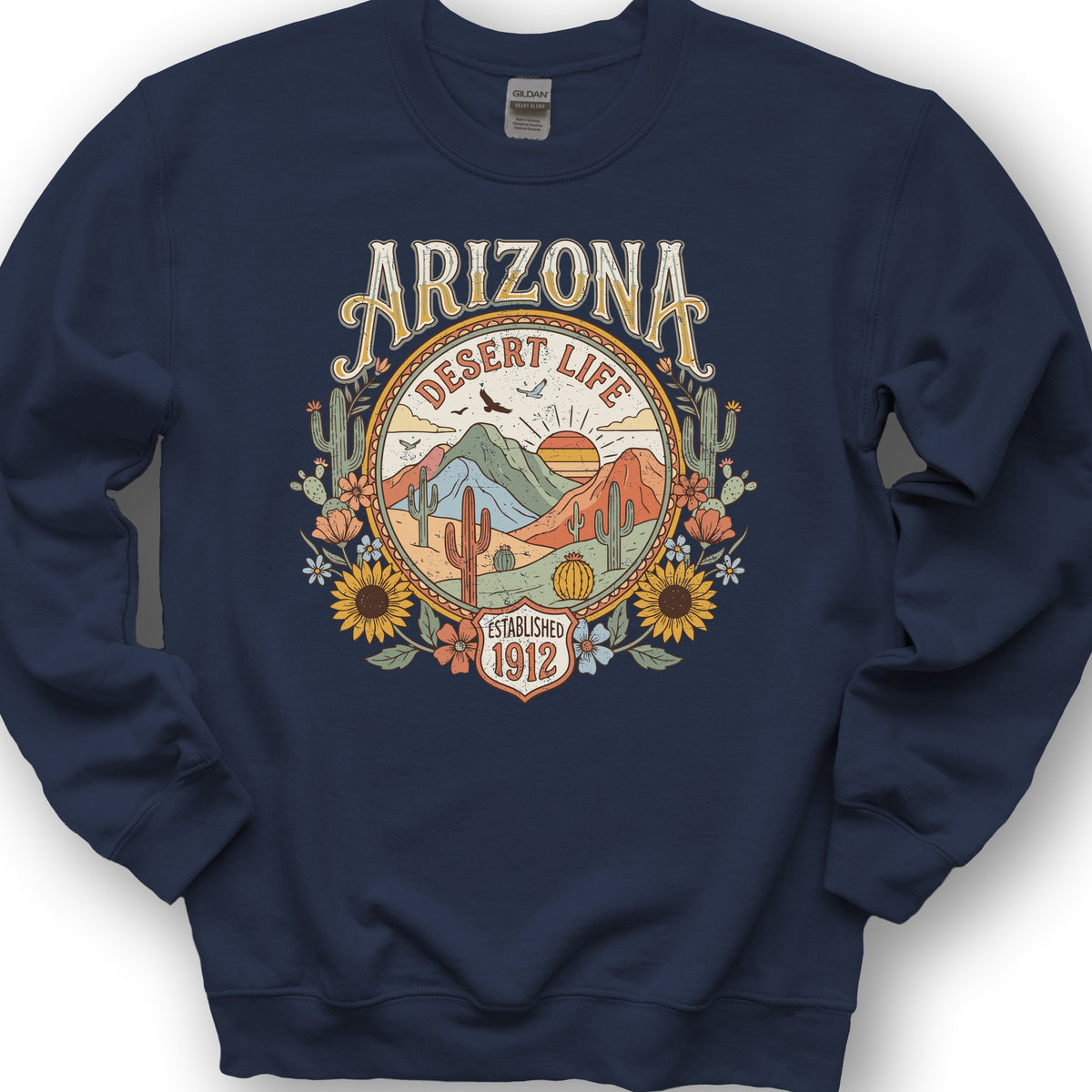 Arizona Desert Life Sweatshirt - Navy