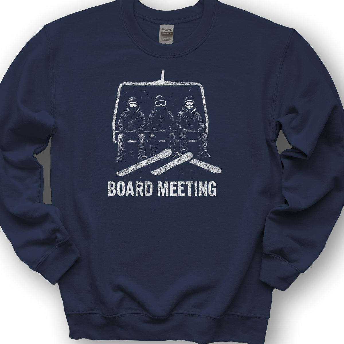 Board Meeting Goofy Rider Sweatshirt - Navy
