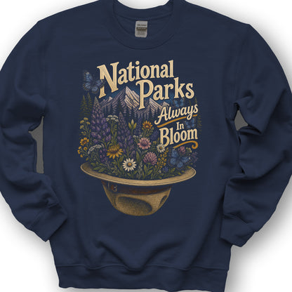 Always In Bloom Sweatshirt - Navy
