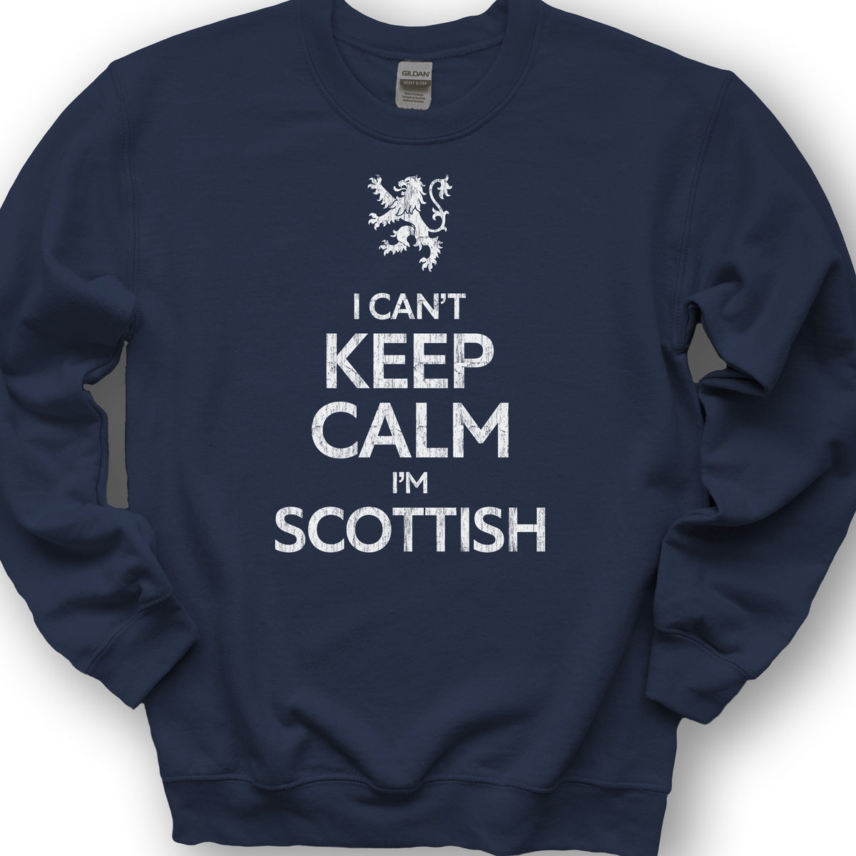 Keep Calm Scottish Sweatshirt - Navy