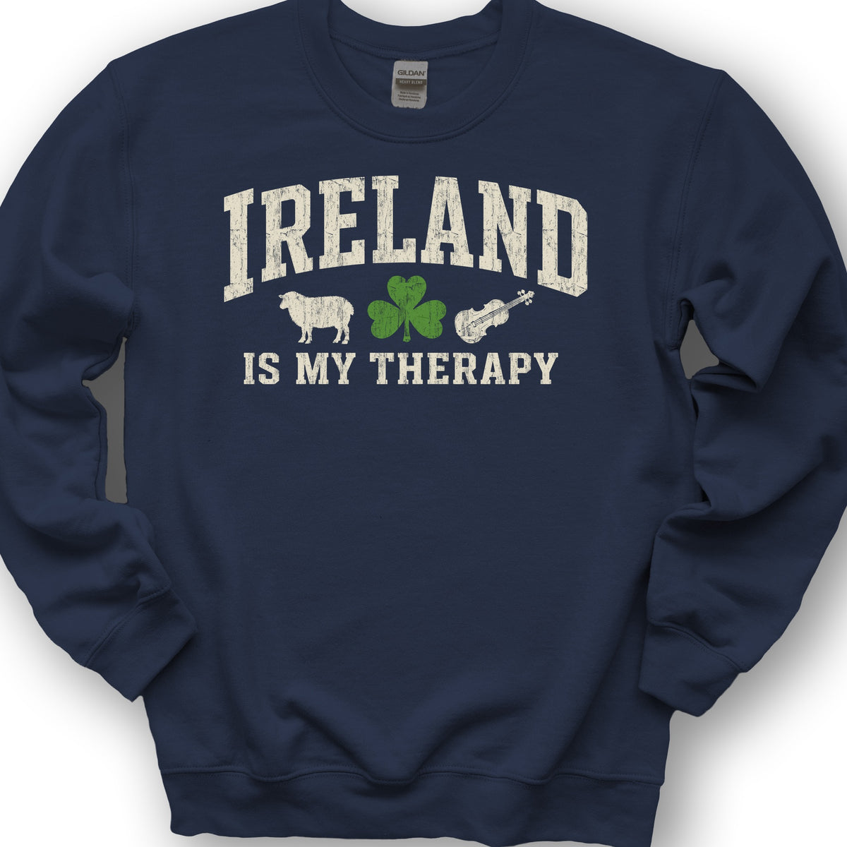 Ireland Is My Therapy Sweatshirt - Navy