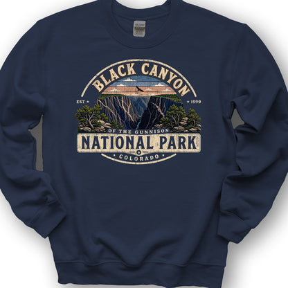 Black Canyon Medallion Sweatshirt - Navy