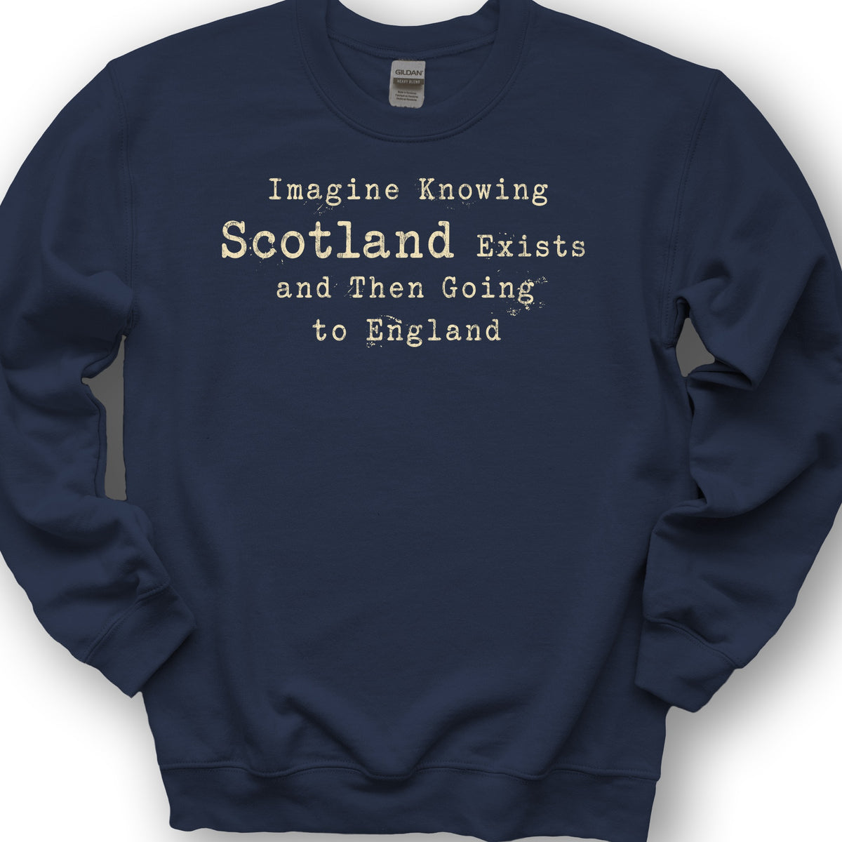 Scotland Exists Sweatshirt - Navy