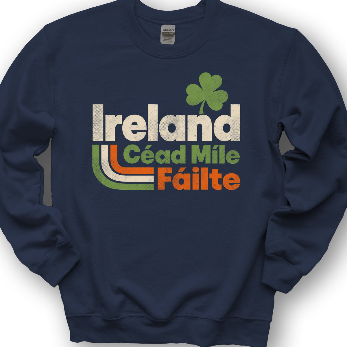 Ireland 70's Throwback Sweatshirt - Navy