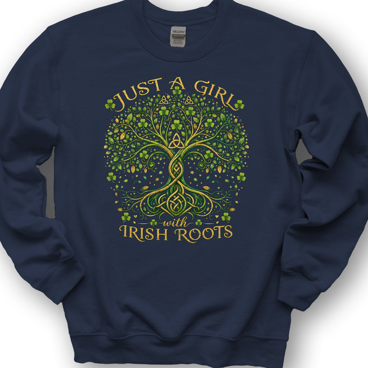Irish Roots Girl Sweatshirt - Navy