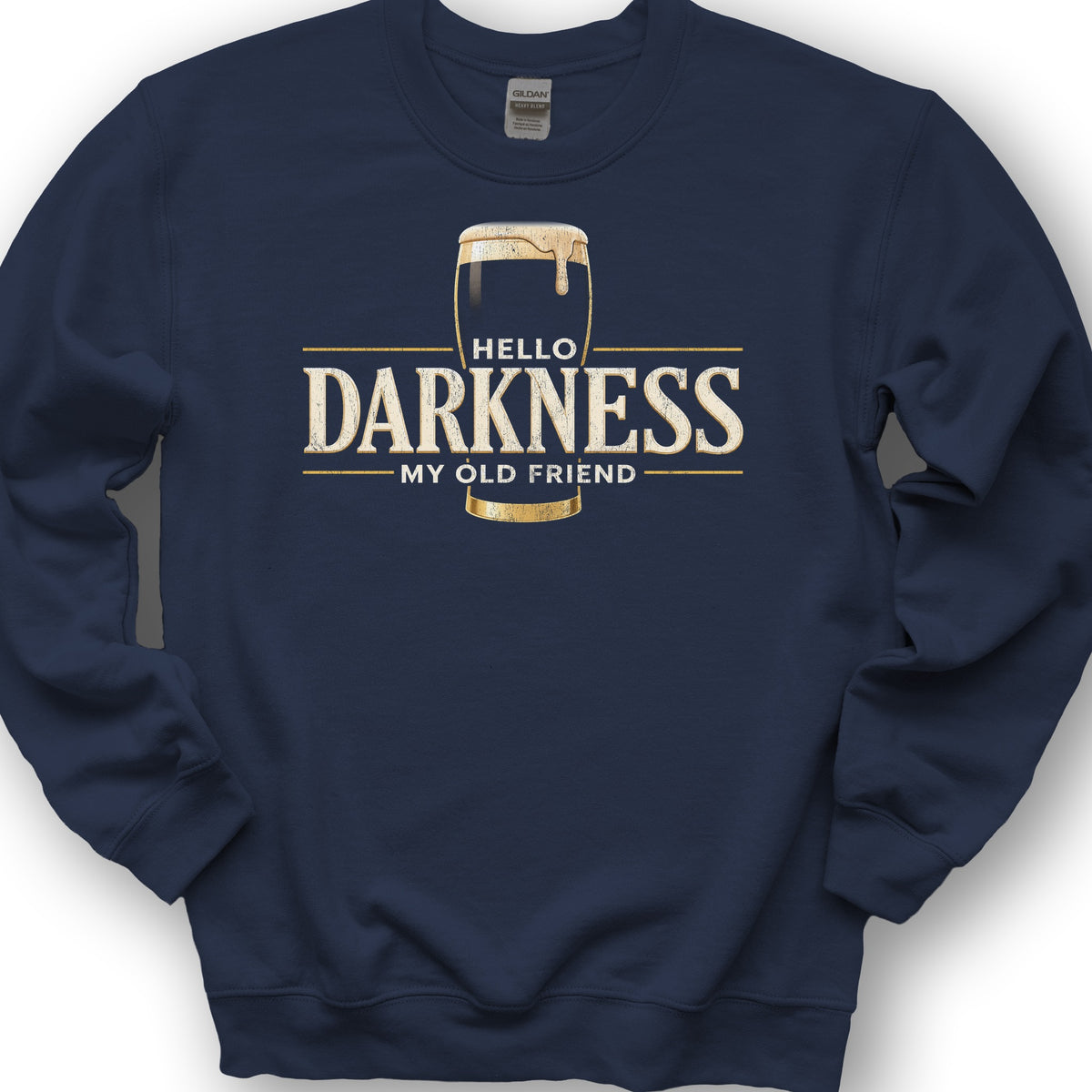 Darkness My Old Friend Sweatshirt - Navy