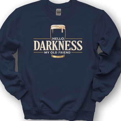Darkness My Old Friend Sweatshirt - Navy