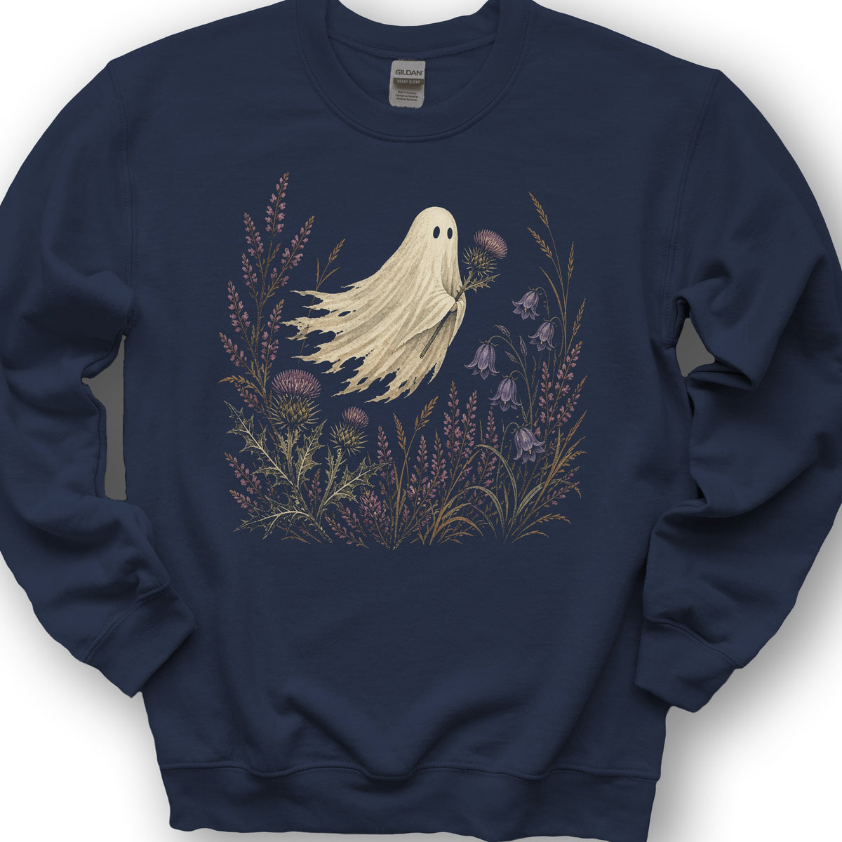 Thistle Ghost Florals Sweatshirt - Navy