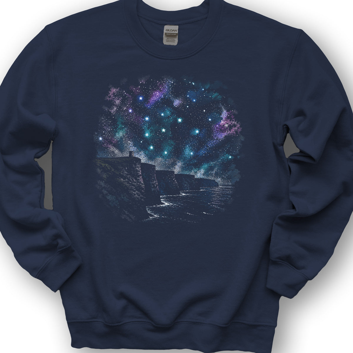 Cliffs of Moher Stars Sweatshirt - Navy