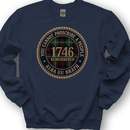 Cannot Proscribe A People Sweatshirt - Navy