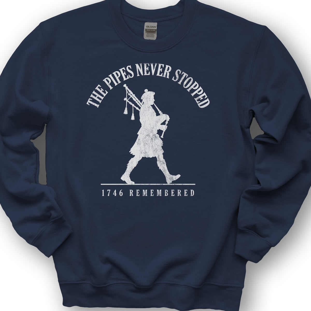 Pipes Never Stopped Sweatshirt - Navy