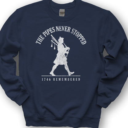 Pipes Never Stopped Sweatshirt - Navy