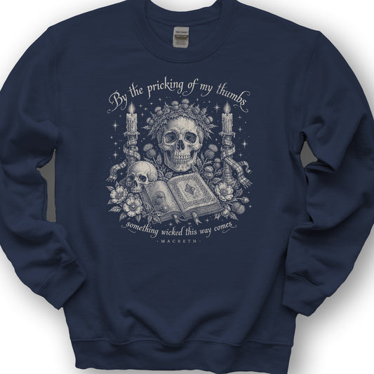 Macbeth Pricking Of My Thumbs Sweatshirt - Navy