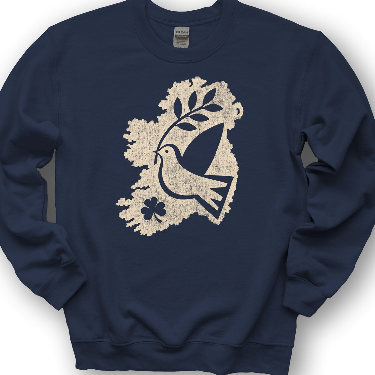 Éire Olive Branch Sweatshirt - Navy