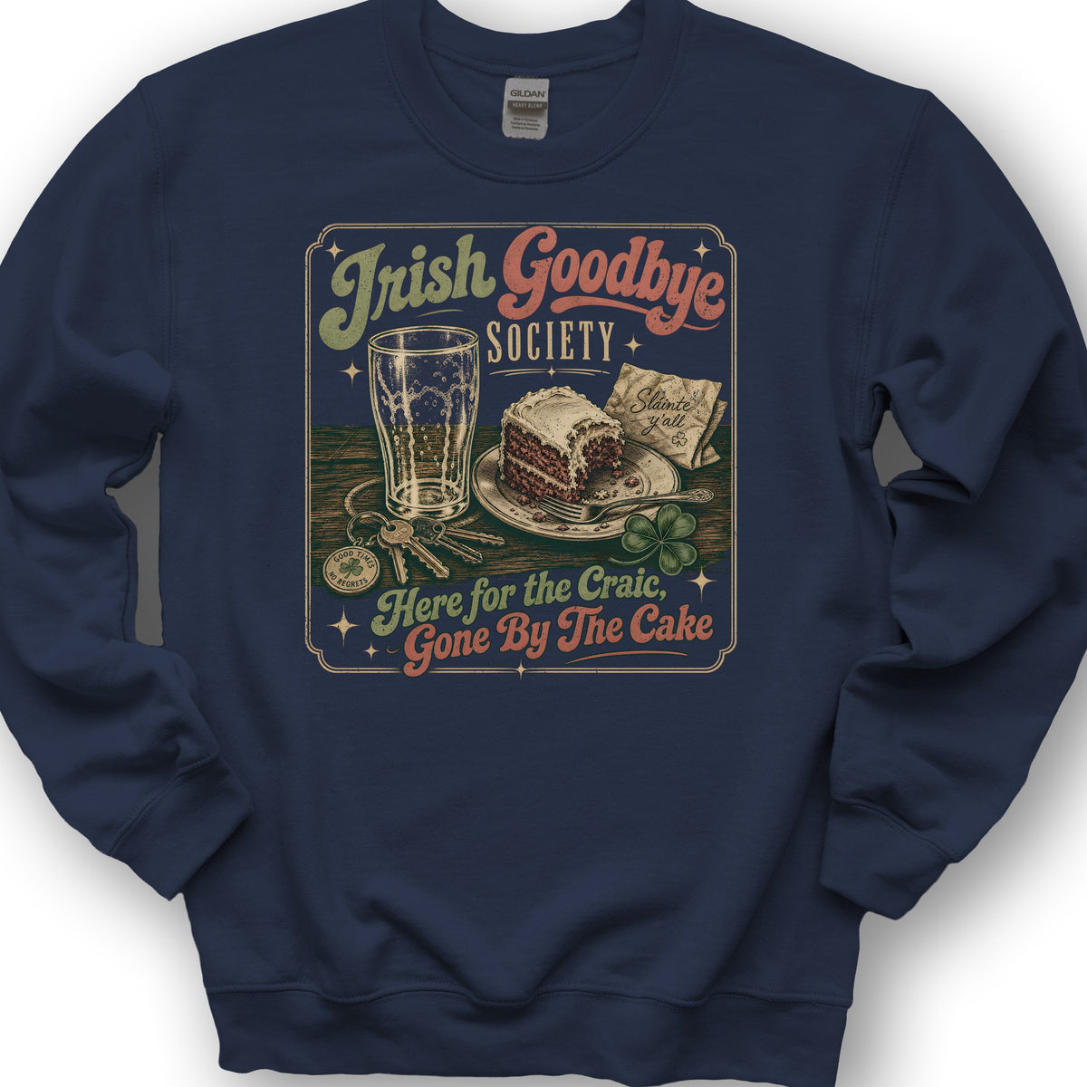 Irish Goodbye Society Sweatshirt - Navy