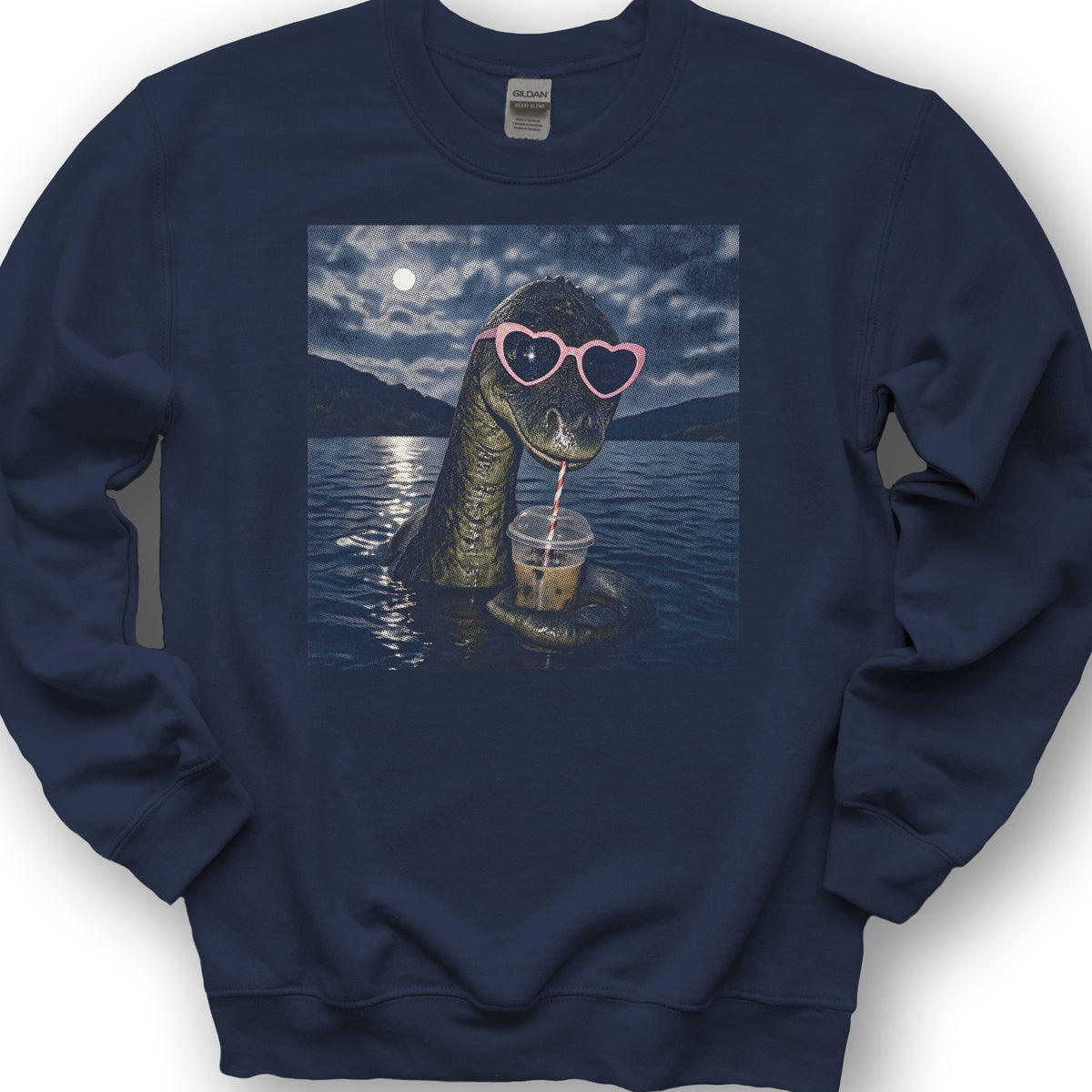 Sassy Nessie Sweatshirt - Navy