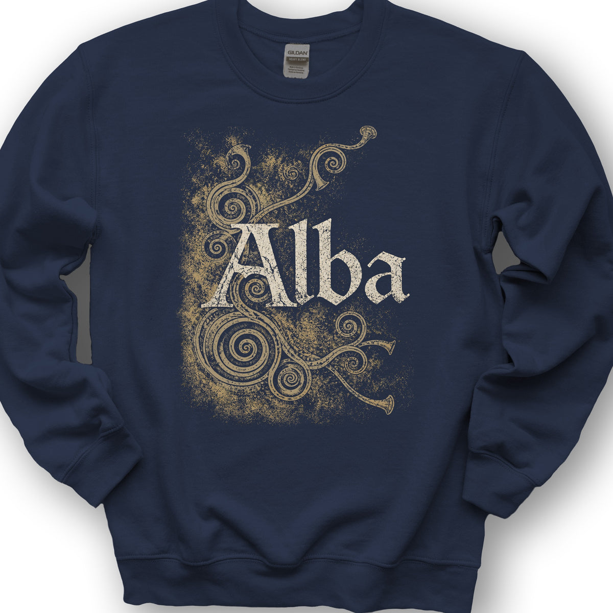 Alba Ancient Spirals Sweatshirt - Navy