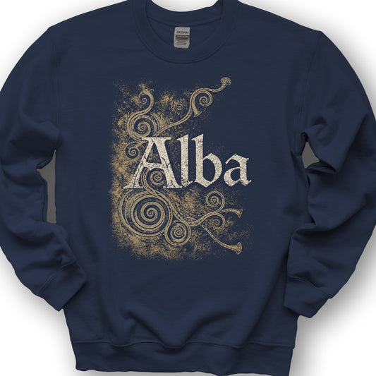Alba Ancient Spirals Sweatshirt - Navy