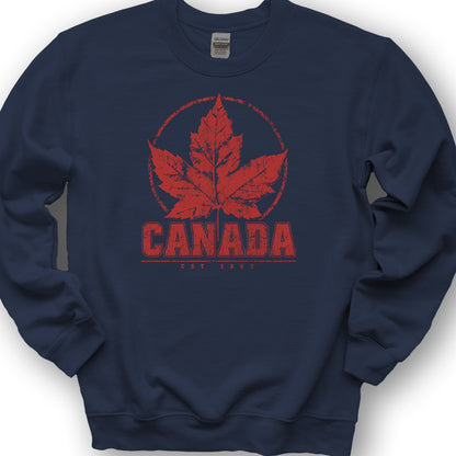 Canada Est. 1867 Sweatshirt - Navy