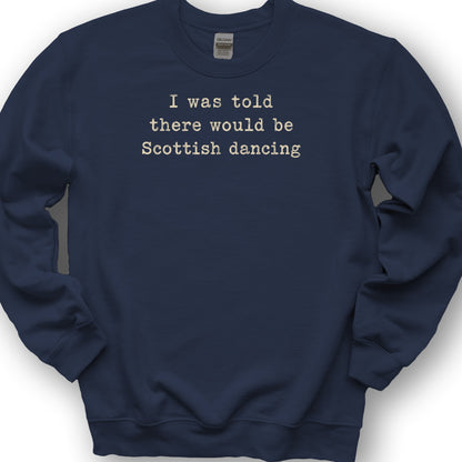 Scottish Dancing Sweatshirt - Navy