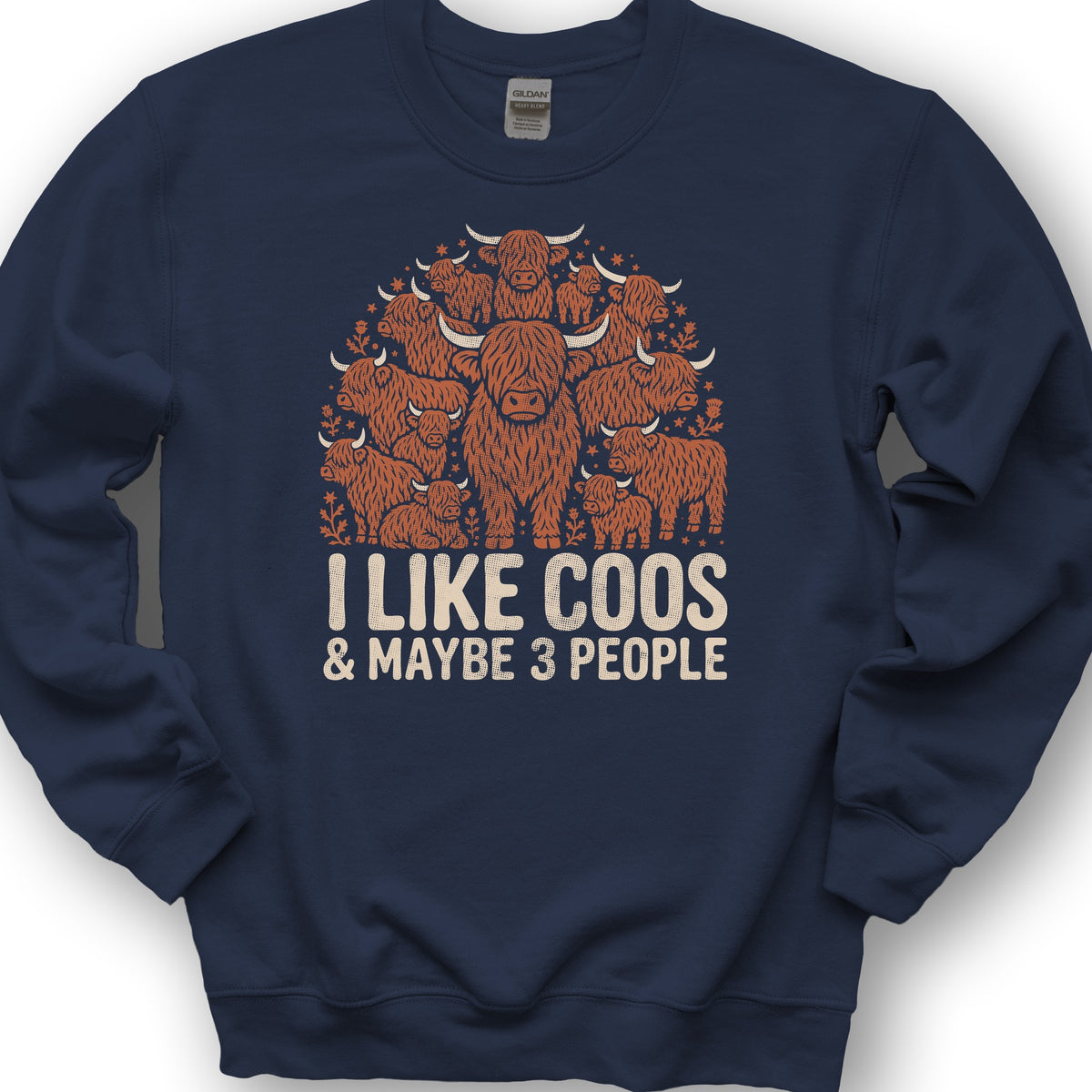 I Like Coos Sweatshirt - Navy