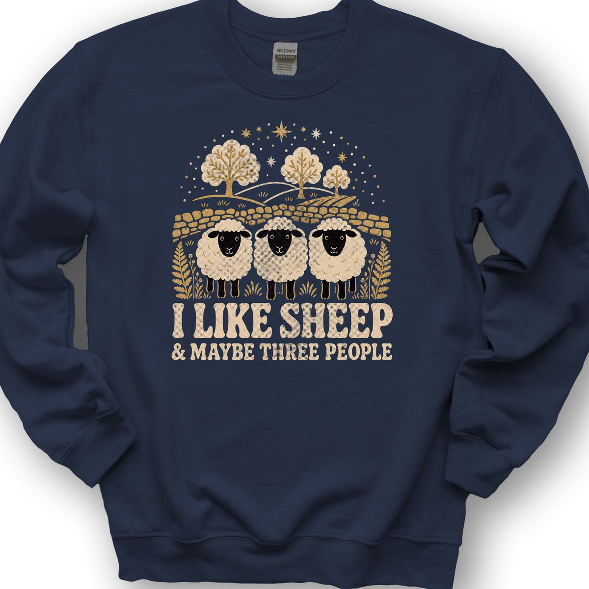 I Like Sheep Sweatshirt - Navy